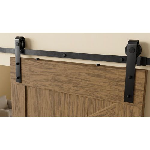 Villar Home Designs Standard Double Track Barn Door Hardware Kit Wayfair
